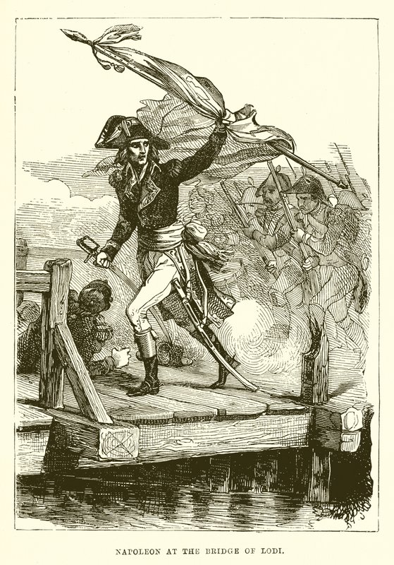 Napoleone al ponte di Lodi da English School