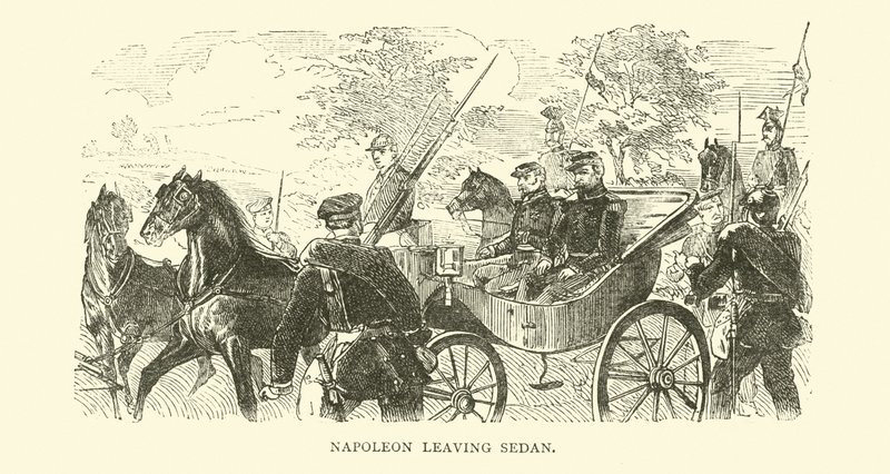 Napoleone lascia Sedan, settembre 1870 da English School