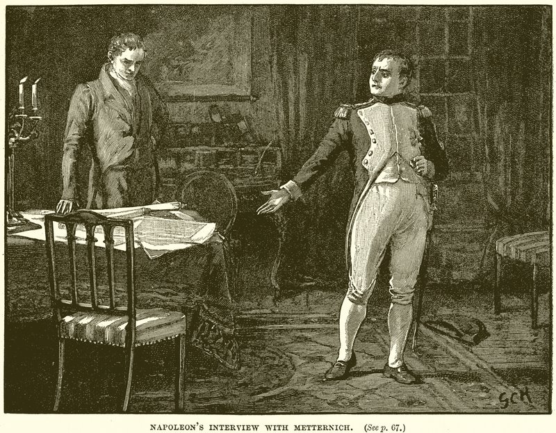 Intervista di Napoleone con Metternich da English School