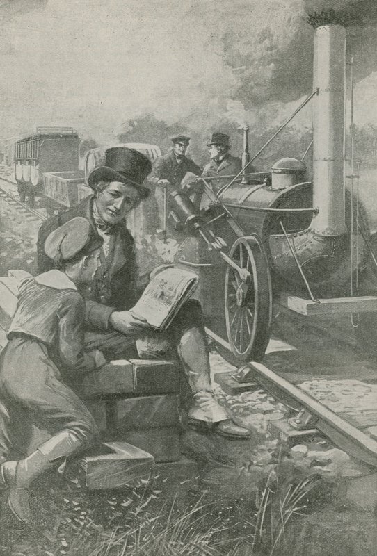 Nasmyth disegna il motore di Stephenson da English School