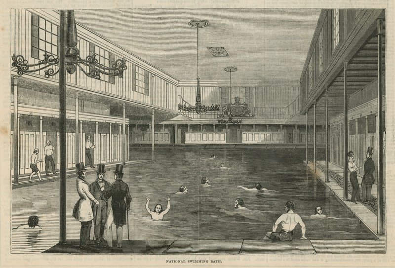 Bagno nazionale (incisione) da English School