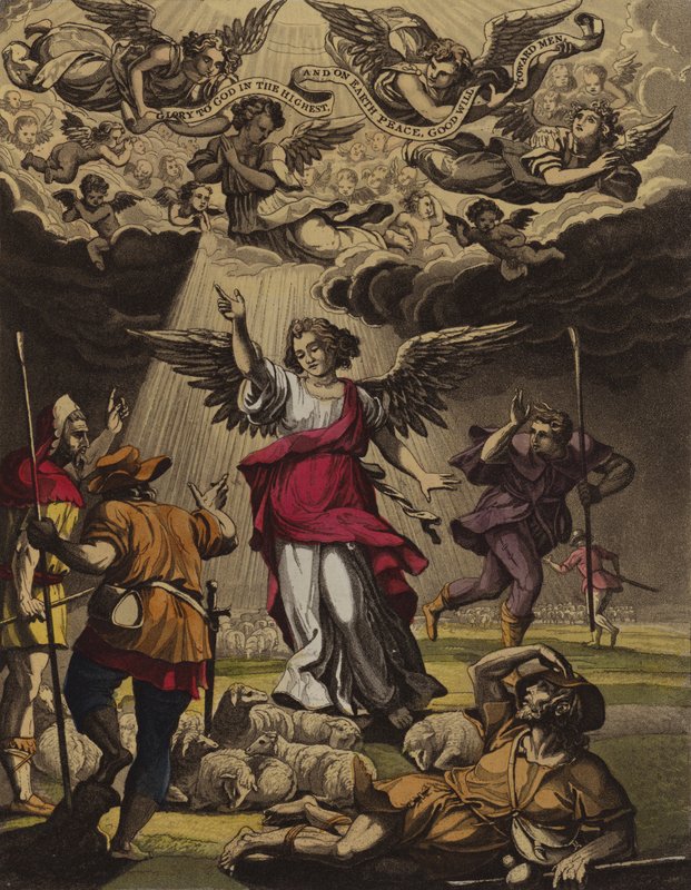 Annuncio della Natività di Cristo da English School