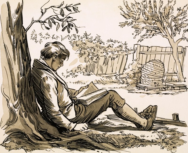 Il naturalista David Douglas fu ispirato a esplorare leggendo Robinson Crusoe da English School