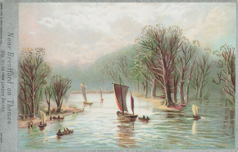Vicino a Brentford sul fiume Tamigi da English School