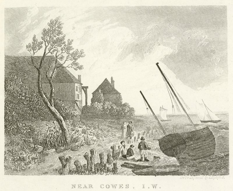 Vicino a Cowes, Isola di Wight da English School
