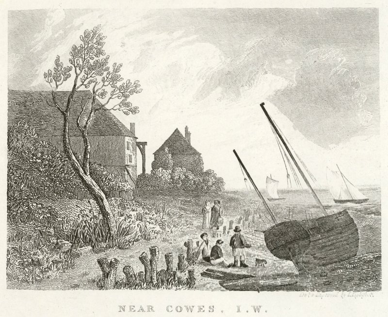 Vicino a Cowes, Isola di Wight da English School