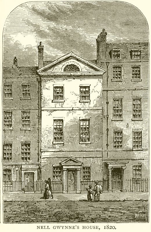 Casa di Nell Gwynne, 1820 da English School