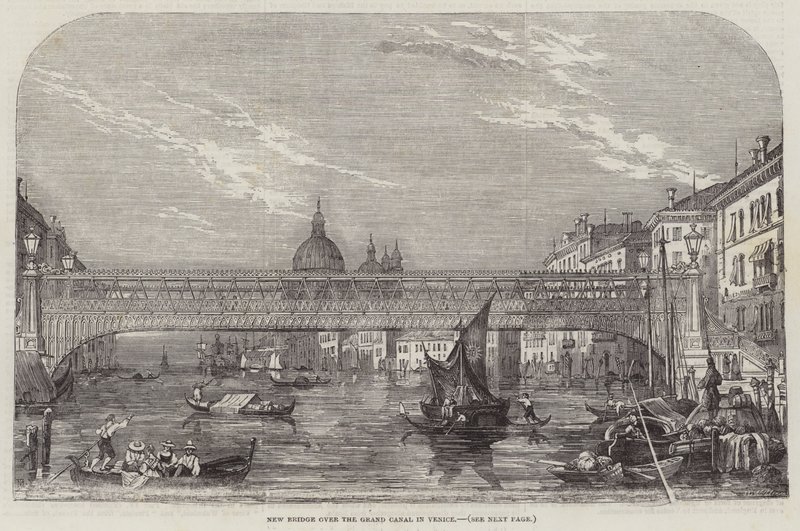 Nuovo ponte sul Canal Grande a Venezia da English School