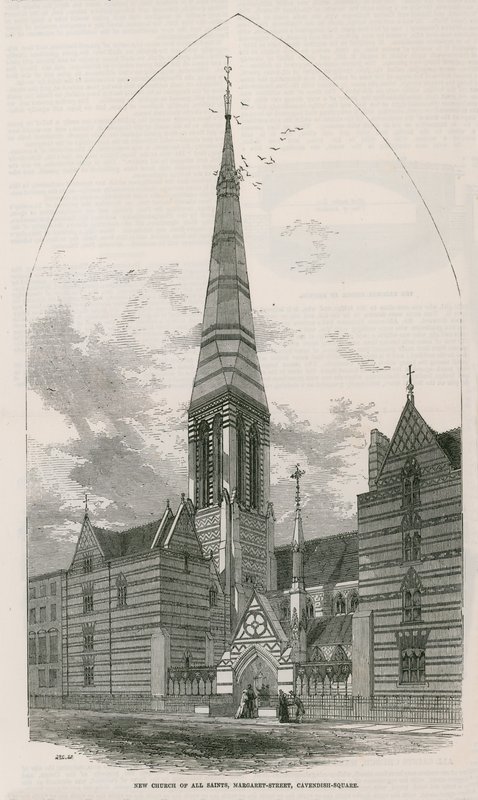 Nuova Chiesa di Tutti i Santi, in Margaret Street a Cavendish Square da English School