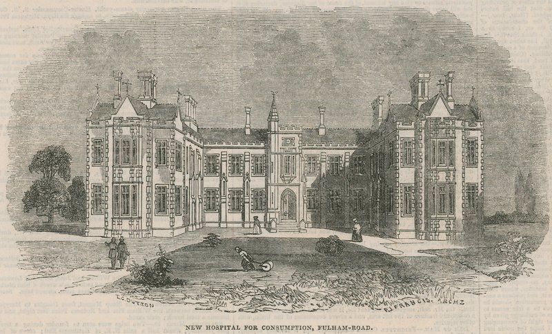 Nuovo Ospedale per la Consunzione, Fulham Road da English School