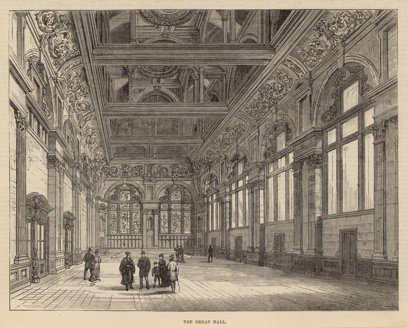 Nuovi edifici della City of London School: La Grande Sala da English School