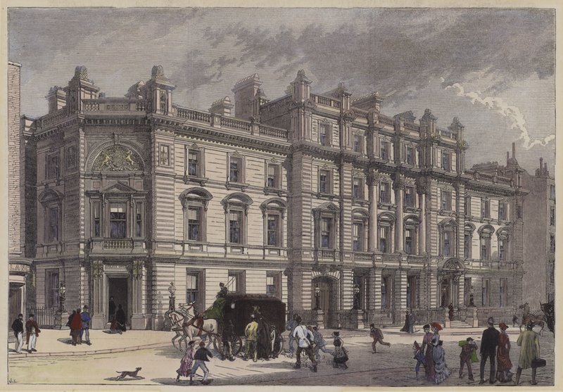 Nuovo tribunale e stazione di polizia, Bow Street, Londra, c1880 da English School