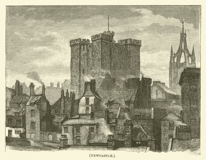 Newcastle (incisione) da English School
