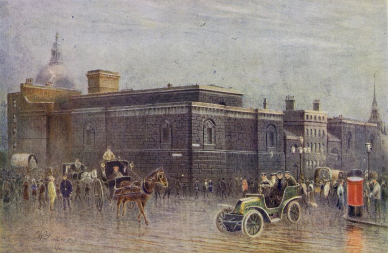 Prigione di Newgate, prima della demolizione da English School