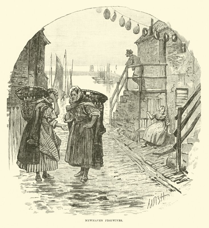 Pescivendole di Newhaven da English School