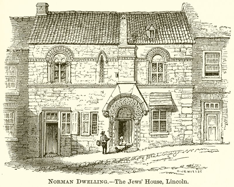 Abitazione normanna. La casa degli ebrei, Lincoln da English School