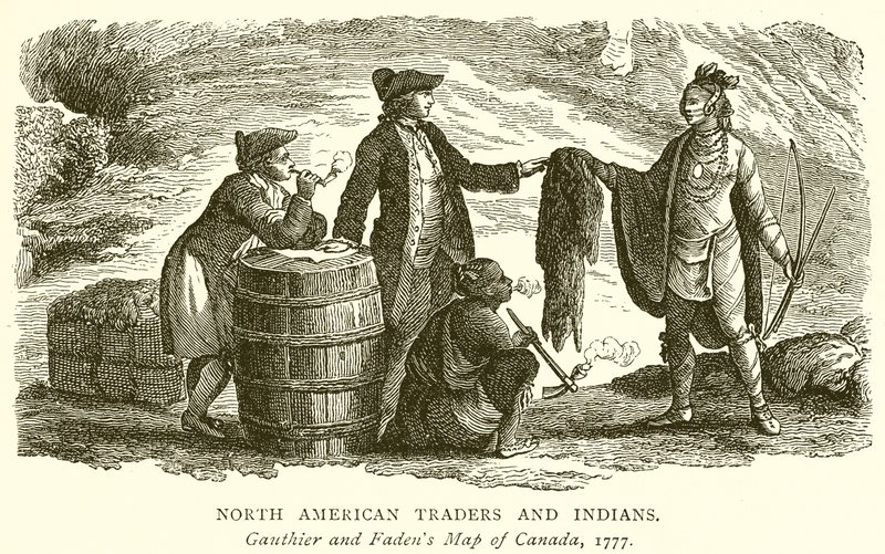 Commercianti Nordamericani e Indiani da English School