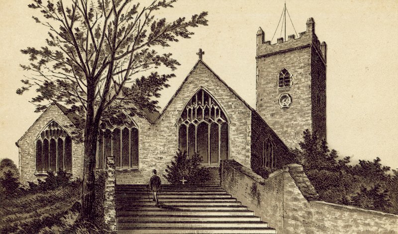 North Devon: Chiesa parrocchiale di Ilfracombe, Santissima Trinità da English School