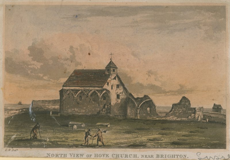 Vista nord della Chiesa di Hove da English School