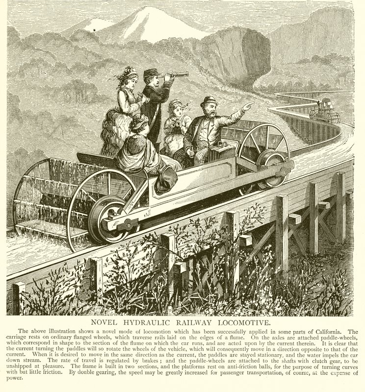 Nuova locomotiva ferroviaria idraulica in California da English School