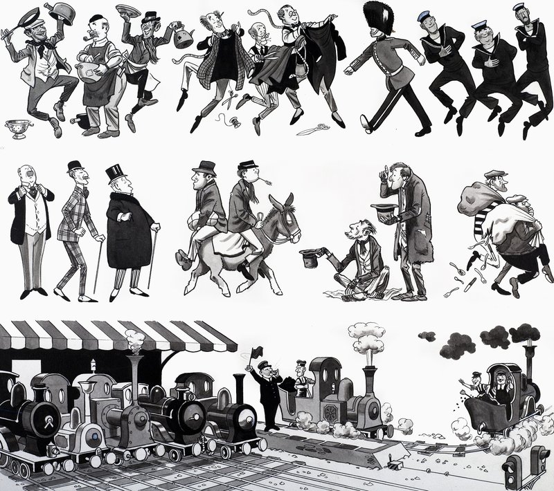 Illustrazione di una filastrocca da English School