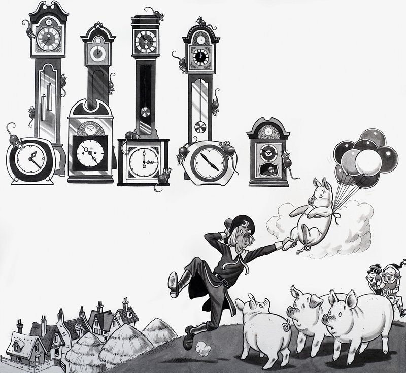 Illustrazione di una filastrocca da English School
