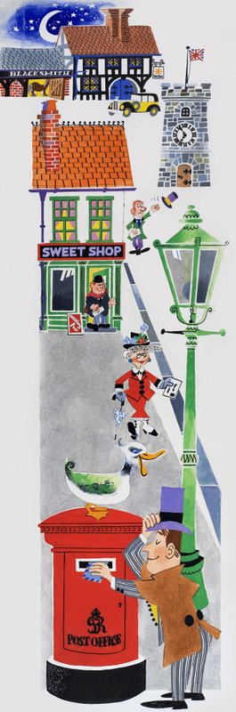 Illustrazione di una filastrocca da English School