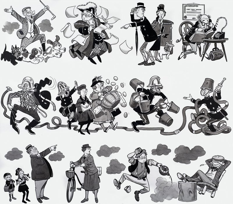 Illustrazione di una filastrocca da English School