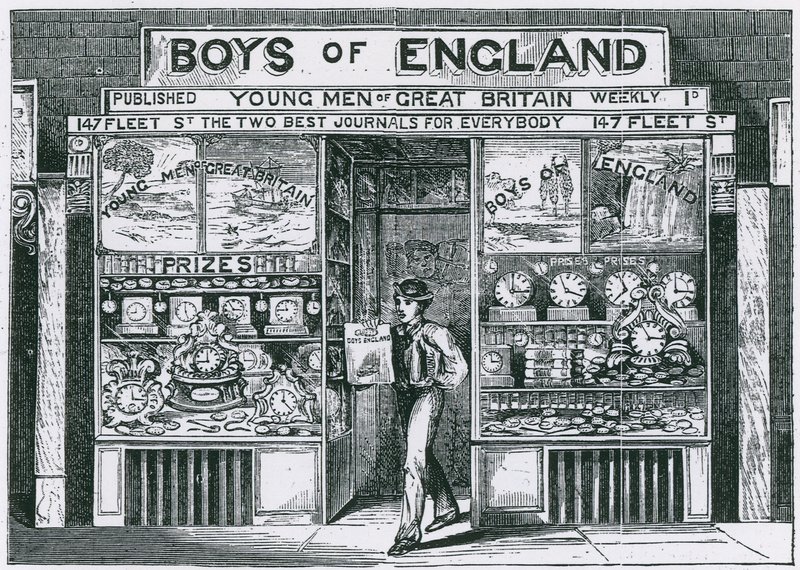 Uffici di Edwin J Brett, editore di Boys of England da English School
