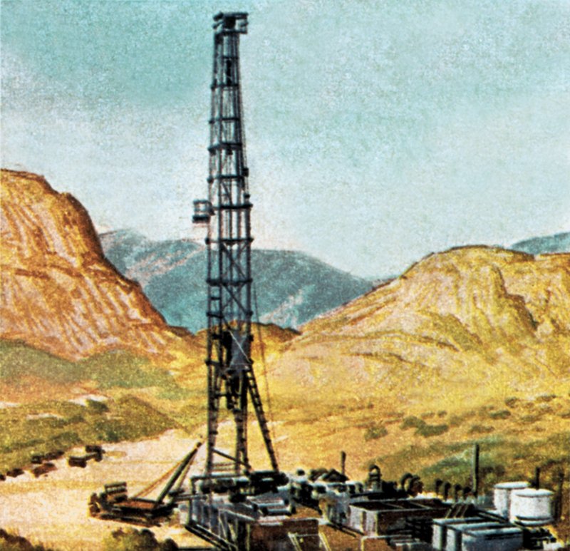 Impianto di perforazione petrolifera da English School