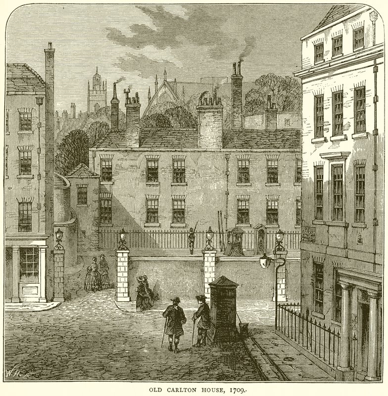 Vecchia Carlton House, 1709 da English School