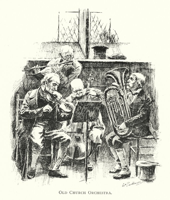 Vecchia orchestra della chiesa da English School