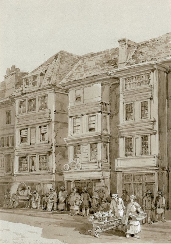 Vecchie case in Aldersgate Street da English School