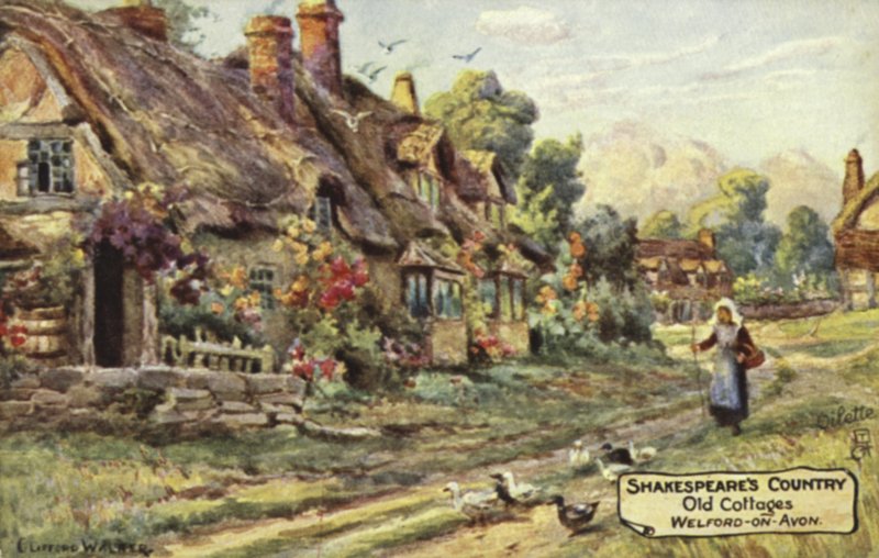 Vecchi cottage, Welford-on-Avon, Warwickshire da English School