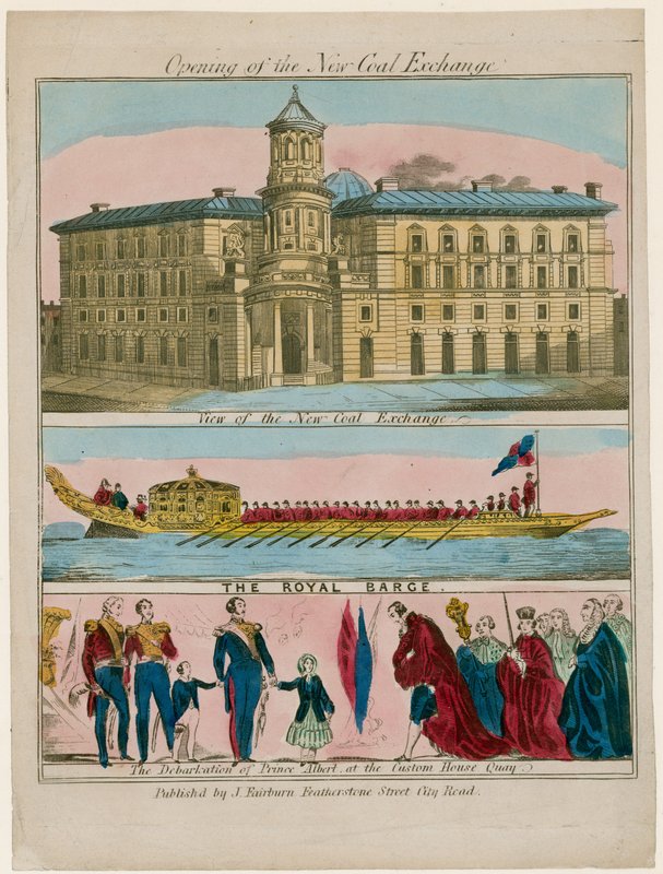 Apertura del New Coal Exchange da English School
