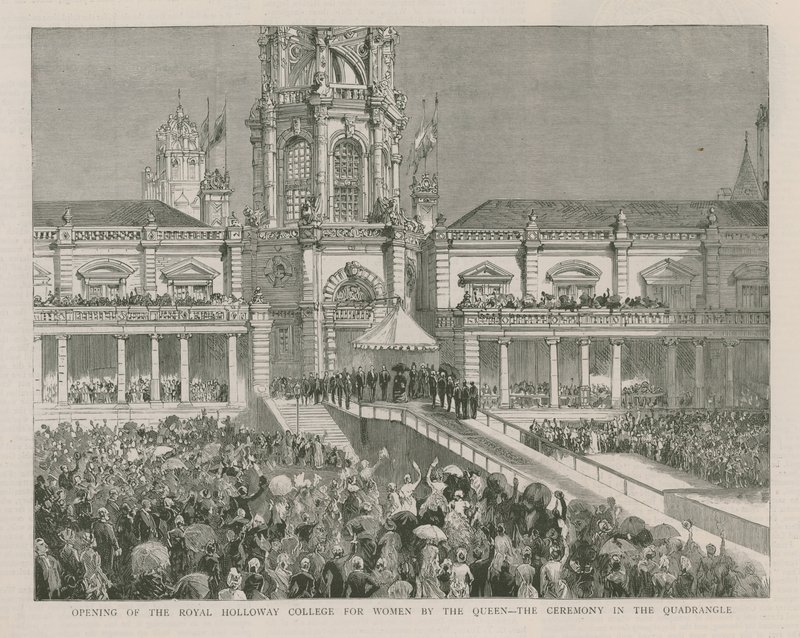 Apertura del Royal Holloway College for Women da parte della Regina da English School