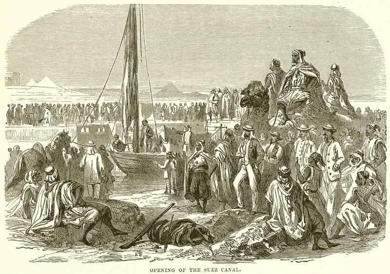 Apertura del Canale di Suez da English School