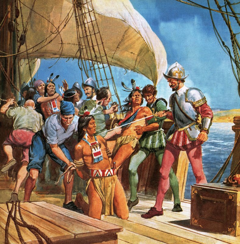 Operazione Redskin. Nel 1605, Sir Ferdinando Gorges salpò per l