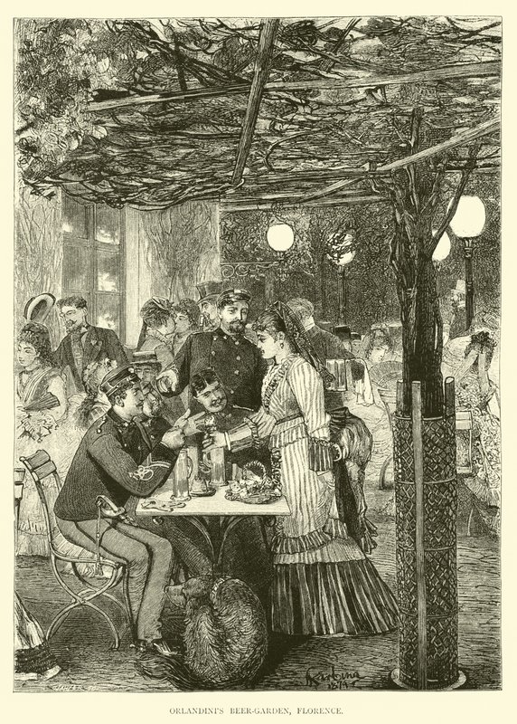 Orlandints Beer-Garden, Firenze da English School