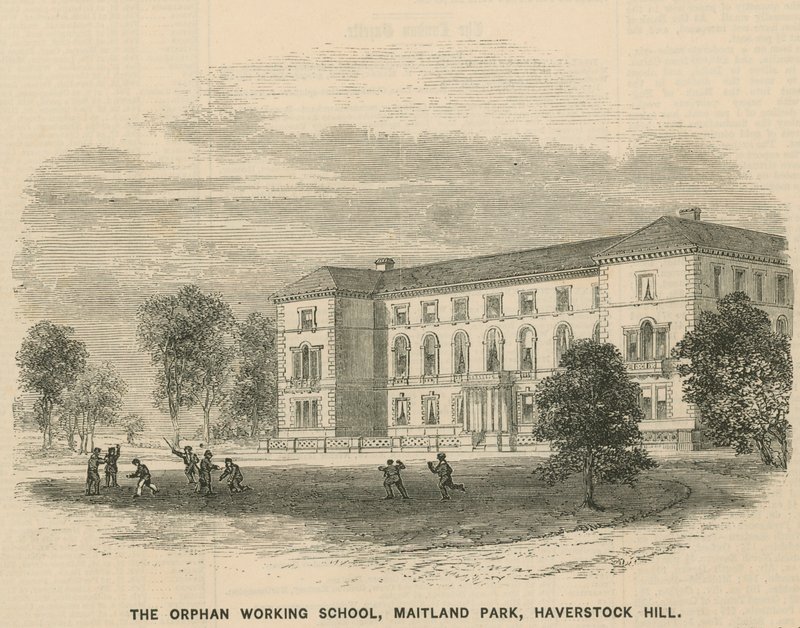 Scuola di Lavoro per Orfani, a Maitland Park, Haverstock Hill da English School