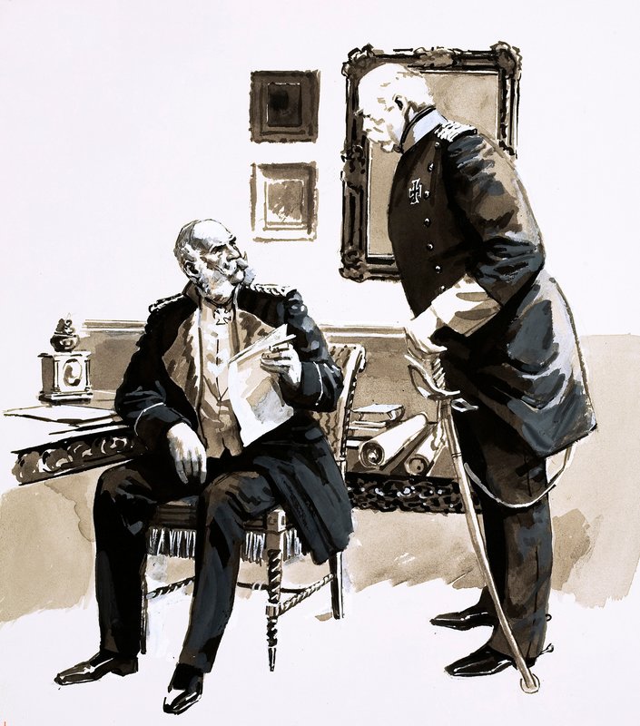 Otto Von Bismarck persuase il re Guglielmo a non dimettersi da English School