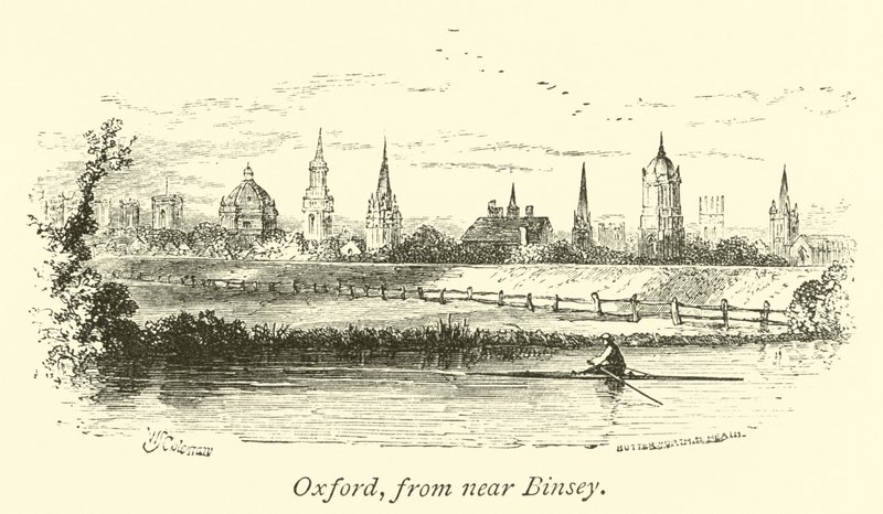 Oxford, da vicino Binsey da English School