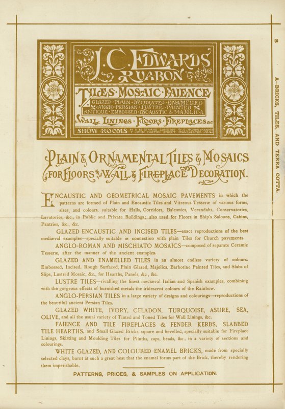 Pagina dal Compendio degli Architetti, Geometri e Ingegneri 1892 da English School