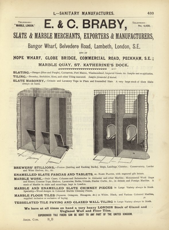 Pagina dal Compendio di Architetti, Geometri e Ingegneri 1892 da English School