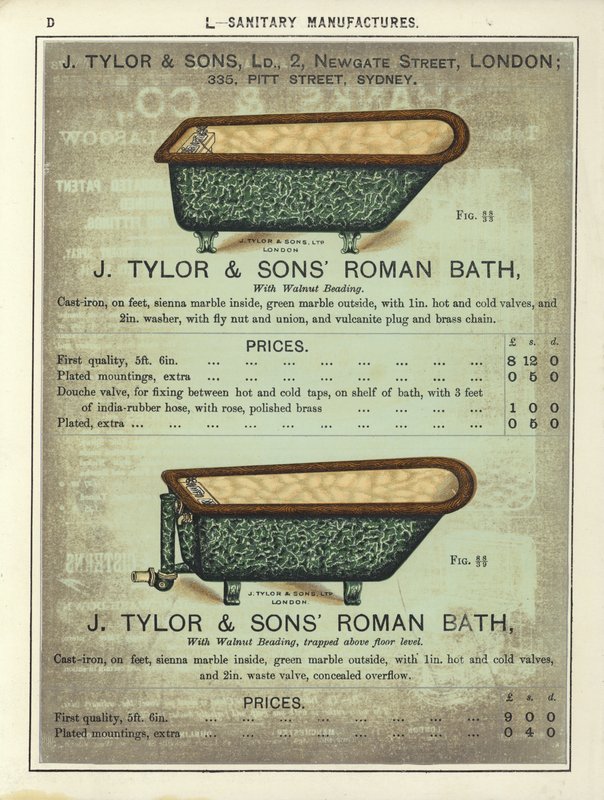 Pagina dal Compendio di Architetti, Geometri e Ingegneri 1892 da English School
