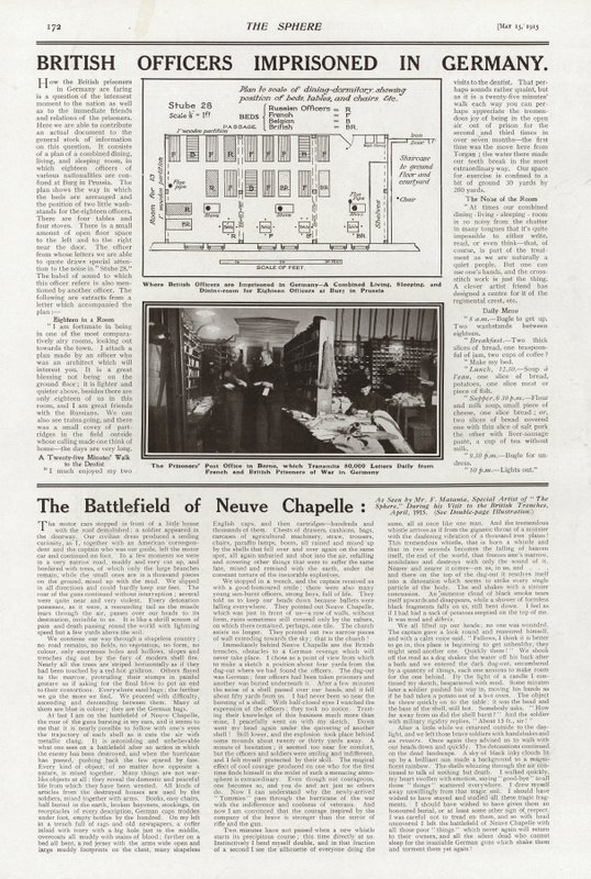 Pagina da The Sphere, 15 maggio 1915 da English School