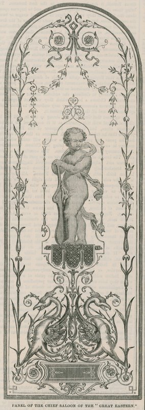 Pannello del salone principale del Great Eastern da English School