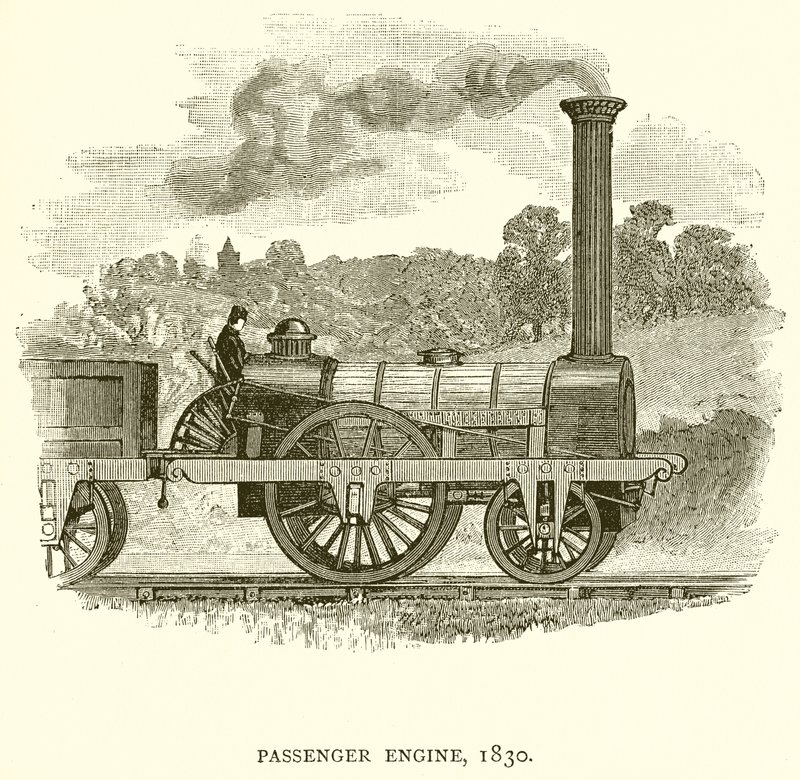 Locomotiva passeggeri, 1830 da English School