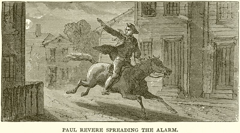 Paul Revere diffonde l