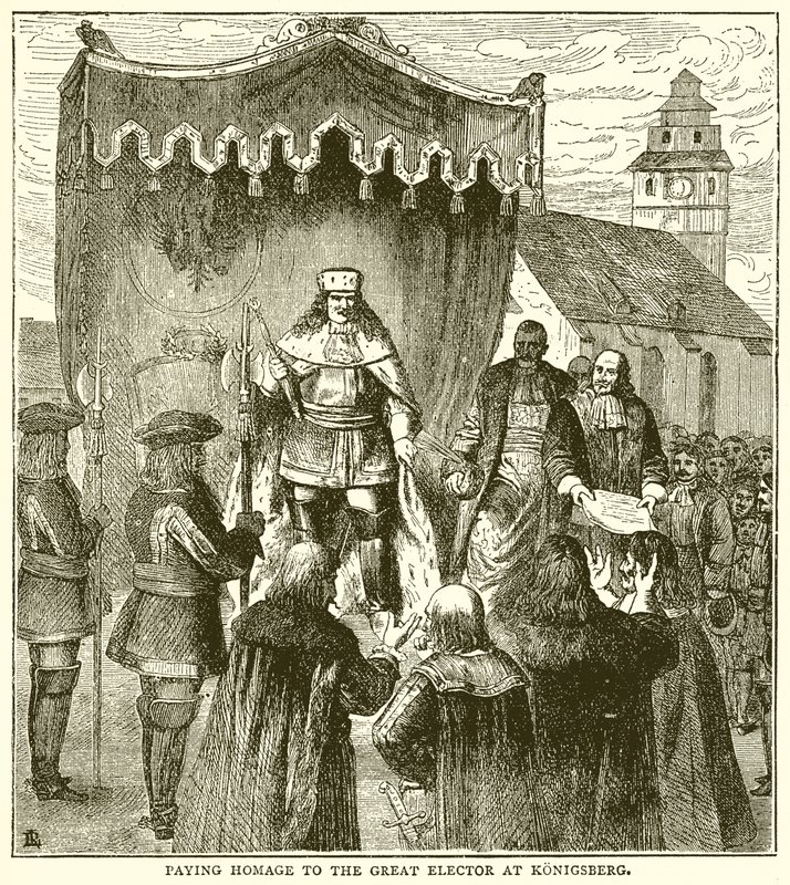 Omaggio al Grande Elettore a Königsberg da English School